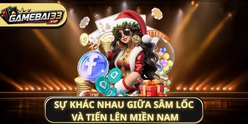 sự khác nhau giữa Sâm Lốc và Tiến Lên Miền Nam