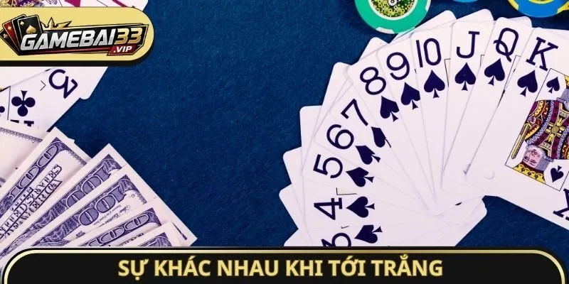 Sự khác nhau khi tới trắng