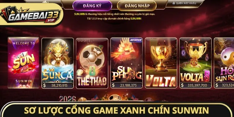 Vài nét sơ lược cổng game xanh chín Sunwin